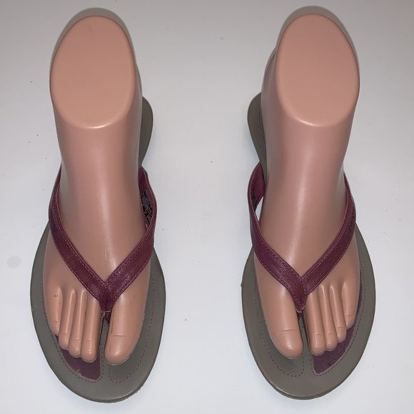 PATAGONIA Purple Gray Bandha Thong Currant Flip Flop Sandals Size 6 - Picture 4 of 6